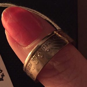 Sacagawea Clad Dollar Coin Ring